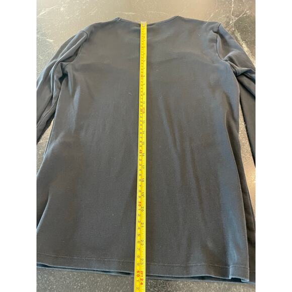 Ralph Lauren long sleeved black tee Large, 100% Cotton - Picture 5 of 8